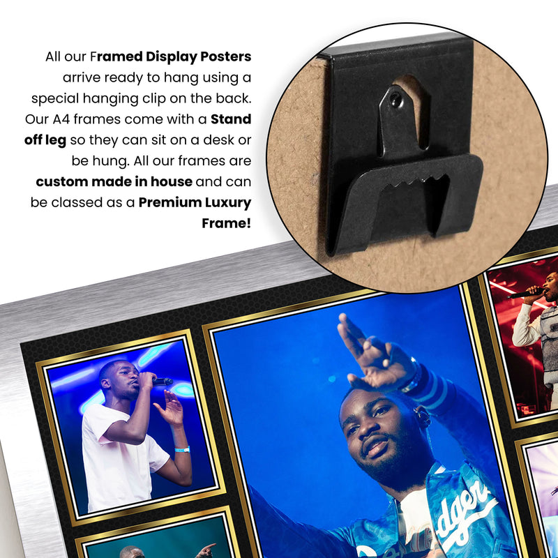 Rappers Dave Framed Autographed Print - Limited Edition Autograph Fan Gift – Collectible Memorabilia Merchandise