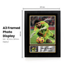 David Raya Arsenal F.C. Poster Print – Signed Autograph Style Football Wall Art  – Framed or Unframed – Gift for Fans