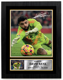 David Raya Arsenal F.C. Poster Print – Signed Autograph Style Football Wall Art  – Framed or Unframed – Gift for Fans