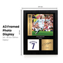David Beckham Signed Poster Print – England National Team Tribute Wall Art with Signature & Jersey Number – International Legend Memorabilia for Fans & Collectors