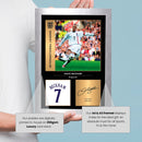 David Beckham Signed Poster Print – England National Team Tribute Wall Art with Signature & Jersey Number – International Legend Memorabilia for Fans & Collectors