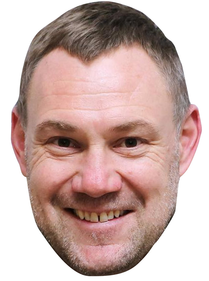 David Gray Face Mask – Fancy Dress Cardboard Costume Mask – David Gray Face Mask