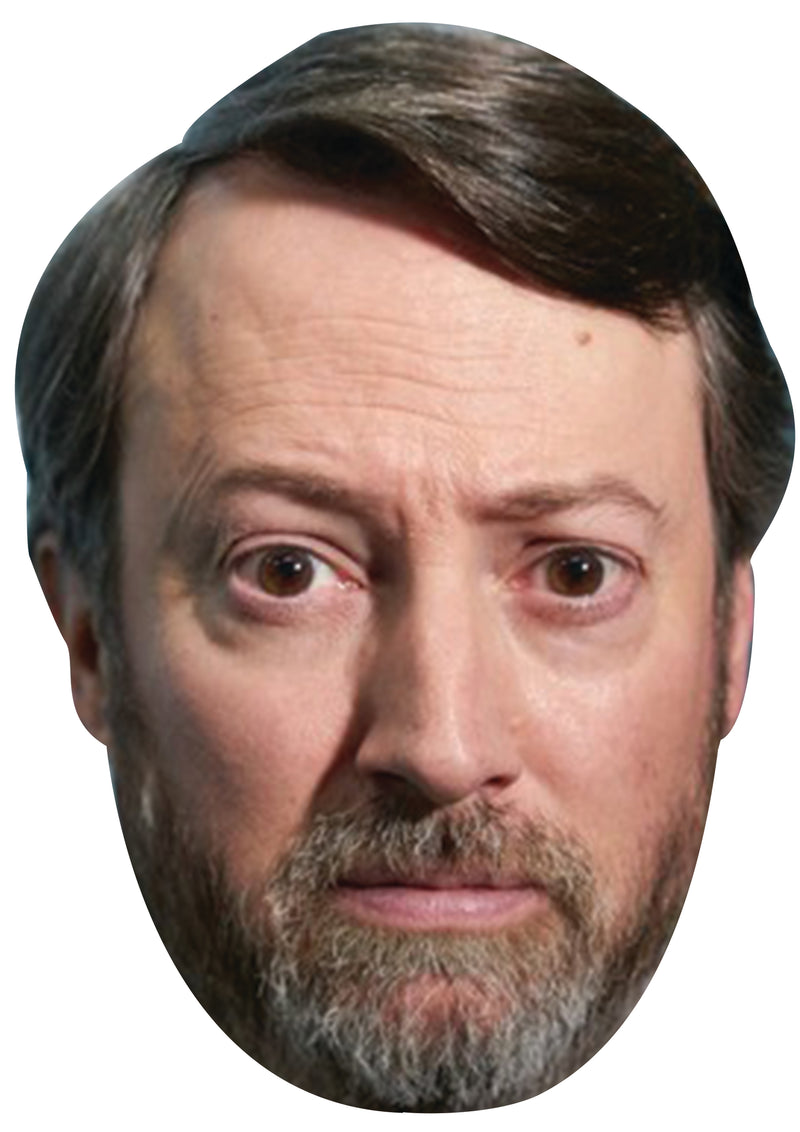 David Mitchell - Ludwig Celebrity Face Mask Fancy Dress Cardboard Costume Mask