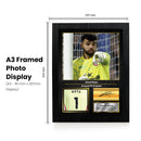 David Raya Printed Signed Poster – Arsenal FC & Spain Goalkeeper Tribute Wall Art with Jersey & Bio Plaque – Premier League Football Memorabilia for Fans & Collectors