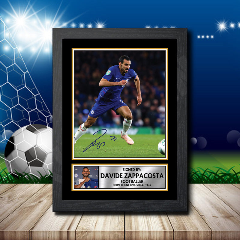 Davide Zappacosta Printed Signature Footballers Star Poster Print Framed Wall Art Gift – Davide Zappacosta Printed Signature Footballers Star Poster Print