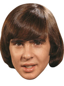 Davy Jones - The Monkees - Music Star Fancy Dress Cardboard Celebrity Party Face Mask