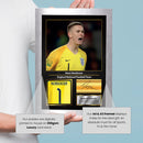 Dean Henderson England Signed Poster Print – England National Football Team Goalkeeper Wall Art – Dean Henderson Signature Style Football Poster – Soccer Fan Gift Decor