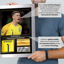 Dean Henderson England Signed Poster Print – England National Football Team Goalkeeper Wall Art – Dean Henderson Signature Style Football Poster – Soccer Fan Gift Decor