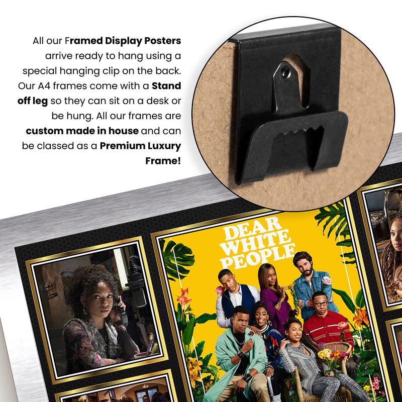 Dear White People Netflix Shows Framed Autographed Print - Limited Edition Autograph Fan Gift – Collectible Memorabilia Merchandise