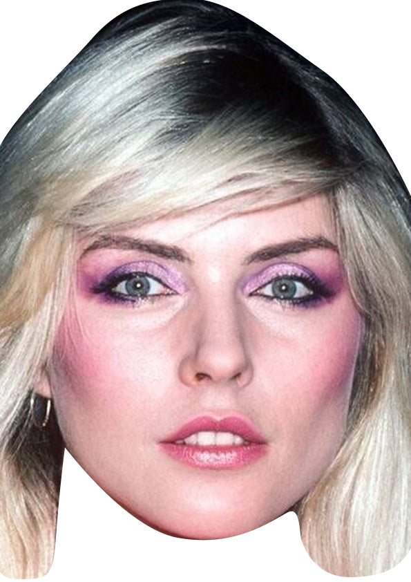 Debbie Harry Fancy Dress Cardboard Celebrity Party Face Mask