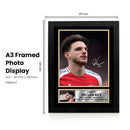 Declan Rice Signed Autographed Portrait Poster Print – England & Arsenal F.C. Midfielder – Limited Edition Football Memorabilia