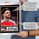 Declan Rice Signed Autographed Portrait Poster Print – England & Arsenal F.C. Midfielder – Limited Edition Football Memorabilia