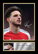 Declan Rice Signed Autographed Portrait Poster Print – England & Arsenal F.C. Midfielder – Limited Edition Football Memorabilia