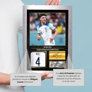 Declan Rice England Signed Poster Print – England National Football Team Wall Art – Declan Rice Signature Style Football Poster – Soccer Fan Gift Decor