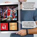 Declan Rice Signed Poster Print – Arsenal Midfield Wall Art – Premium Football Memorabilia – Number 41 Jersey Display