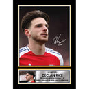 Declan Rice Signed Autographed Portrait Poster Print – England & Arsenal F.C. Midfielder – Limited Edition Football Memorabilia