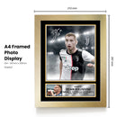Dejan Kulusevski Signed Autographed Portrait Poster Print – Sweden & Tottenham Hotspur F.C. Football Memorabilia – Juventus Kit – Gift for Soccer Fans & Collectors