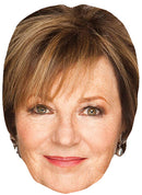 Delia Smith Celebrity Face Mask Fancy Dress Cardboard Costume Mask