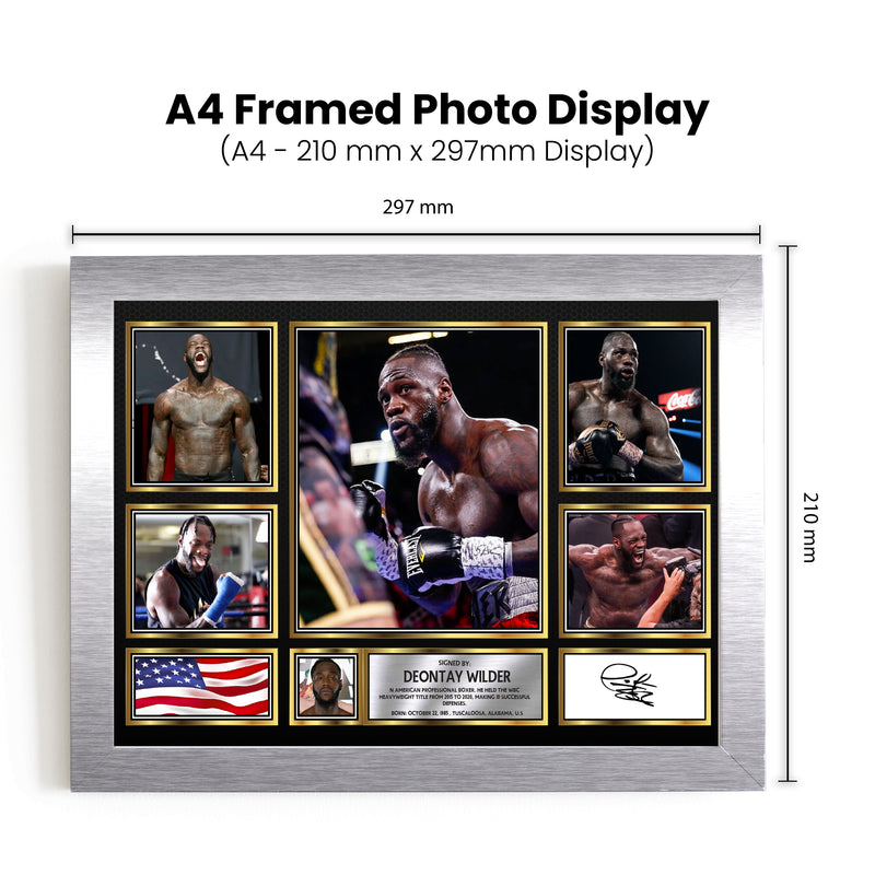 Deontay Wilder Boxing Champion - Signed Autographed Boxing Star Print