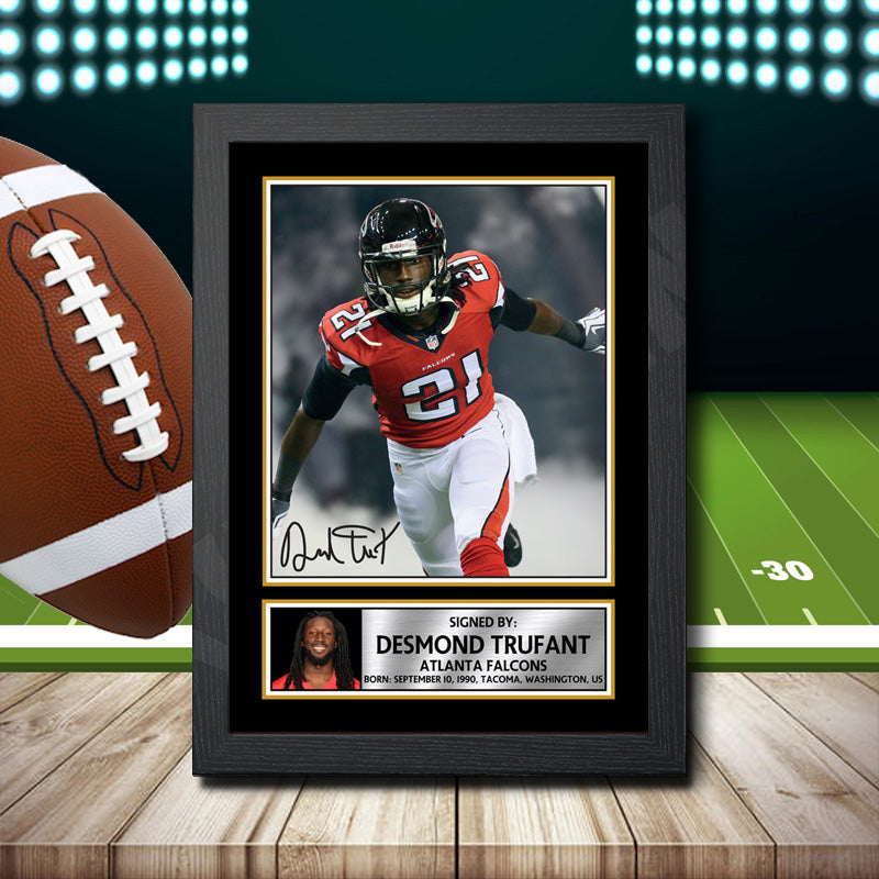 Desmond Trufant 2 – Printed Signature NFL Star Print – Desmond Trufant 2