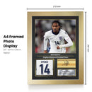 Djed Spence England Signed Poster Print – England National Football Team Wall Art – Djed Spence Signature Style Football Poster – Soccer Fan Gift Decor