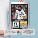 Djed Spence England Signed Poster Print – England National Football Team Wall Art – Djed Spence Signature Style Football Poster – Soccer Fan Gift Decor