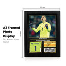 Djordje Petrovic Printed Signed Poster – AFC Bournemouth & Serbia Goalkeeper Tribute Wall Art with Jersey & Bio Plaque – Premier League Football Memorabilia for Fans & Collectors