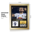Dominic Calvert-Lewin Printed Signed Poster – Everton FC & England Striker Tribute Wall Art with Jersey & Bio Plaque – Premier League Football Memorabilia for Fans & Collectors