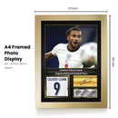 Dominic Calvert-Lewin England Signed Poster Print – England National Football Team Wall Art – Dominic Calvert-Lewin Signature Style Football Poster – Soccer Fan Gift Decor