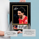 Dominik Szoboszlai Signed Autographed Portrait Poster Print – Hungary & Liverpool F.C. Midfielder – Limited Edition Football Memorabilia
