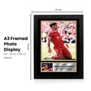 Dominik Szoboszlai Signed Autographed Poster Print – Liverpool FC & Hungary Football Star – Collectible Memorabilia for Fans