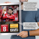 Dominik Szoboszlai Printed Signed Poster – Liverpool FC & Hungary Midfielder Tribute Wall Art with Jersey & Bio Plaque –  Premier League Football Memorabilia for Fans & Collectors