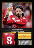 Dominik Szoboszlai Printed Signed Poster – Liverpool FC & Hungary Midfielder Tribute Wall Art with Jersey & Bio Plaque –  Premier League Football Memorabilia for Fans & Collectors