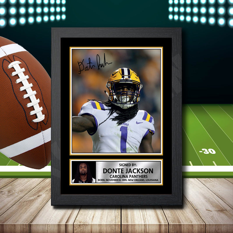 Donte Jackson 2 – Printed Signature NFL Star Print – Donte Jackson 2