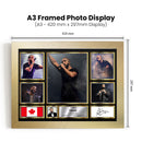 Rappers Drake Framed Autographed Print - Limited Edition Autograph Fan Gift – Collectible Memorabilia Merchandise