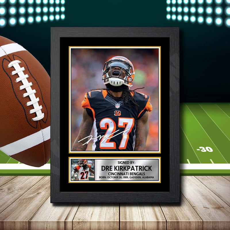 Dre Kirkpatrick – Printed Signature NFL Star Print – Dre Kirkpatrick