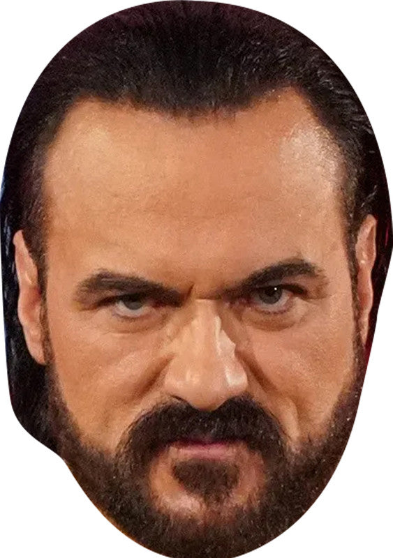 Drew McIntyre Celebrity Face Mask – WWE Wrestling Star Fancy Dress Costume Prop for Sports Party Hen Stag Do Accessory