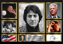 Dustin Hoffman  - Signed Autographed Television Star Print