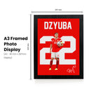 Artem Dzyuba Signed Poster Print – National Team Striker Tribute Wall Art with Signature & Jersey Number 22 – Captain Memorabilia for Football Fans & Collectors