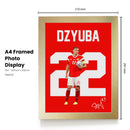 Artem Dzyuba Signed Poster Print – National Team Striker Tribute Wall Art with Signature & Jersey Number 22 – Captain Memorabilia for Football Fans & Collectors