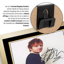 Ed Sheeran Portrait Printed Signed Poster Print – Autograph Style Singer Wall Art – Pop Music Memorabilia Collectible Photo