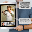 Ed Sheeran Acoustic Portrait Printed Signed Poster Print – Autograph Style Singer Wall Art – Music Memorabilia Collectible Photo