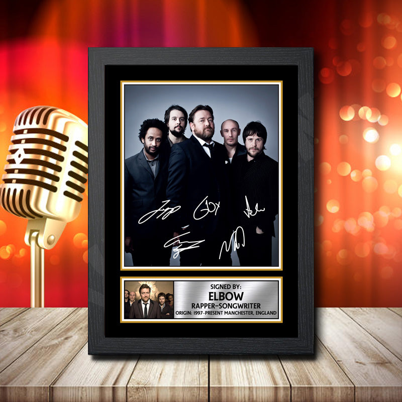 Elbow 1 – Printed Signature Music Star Print – Elbow 1