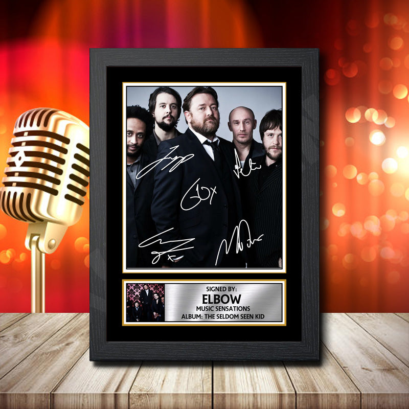 Elbow The Seldon Seen Kid 1 Printed Signature Music Star Poster Print Framed Wall Art Gift – Elbow The Seldon Seen Kid 1 Printed Signature Music Star Poster Print