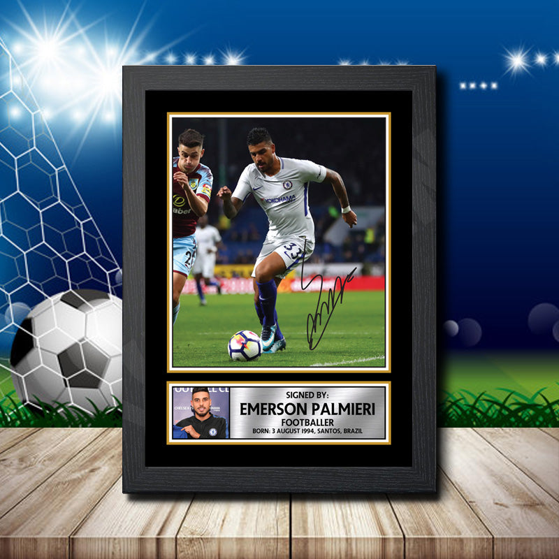 Emerson Palmieri Printed Signature Footballers Star Poster Print Framed Wall Art Gift – Emerson Palmieri Printed Signature Footballers Star Poster Print