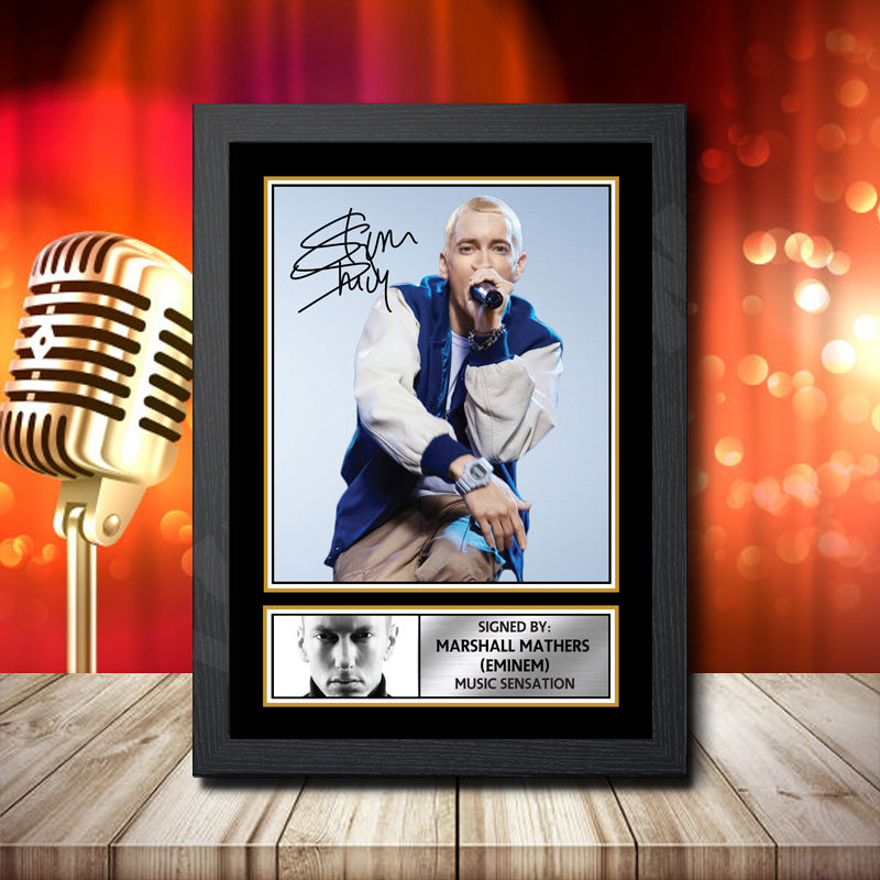 Eminem 3 – Printed Signature Music Star Print – Eminem 3