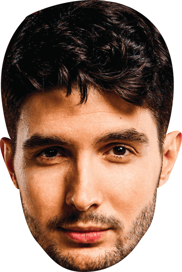 Esteban Ocon Face Mask – F1 Motorsport Celebrity Card Face Mask – Celebrity Mask for Stag Do, Hen Night, Fancy Dress & Costume Parties