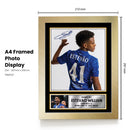 Estevão Willian Chelsea Printed Autograph Poster – Brazil Football Wonderkid Wall Art – Soccer Memorabilia Gift for Fans