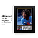 Eberechi Eze Signed Autographed Portrait Poster Print – Crystal Palace F.C. Football Memorabilia Wall Art – Gift for Fans & Collectors