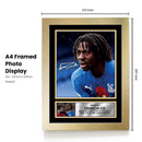 Eberechi Eze Signed Autographed Portrait Poster Print – Crystal Palace F.C. Football Memorabilia Wall Art – Gift for Fans & Collectors